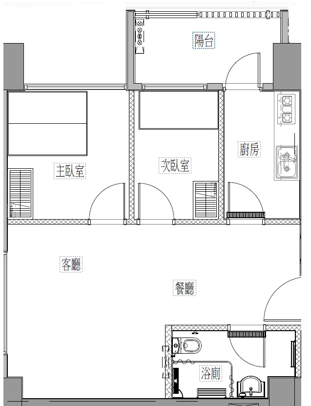 二房型