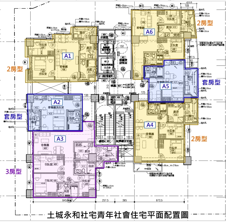 標準層平面圖