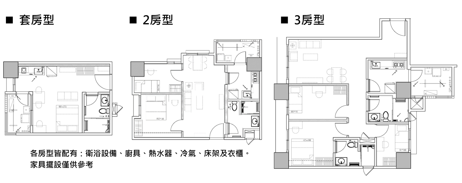 房型平面圖