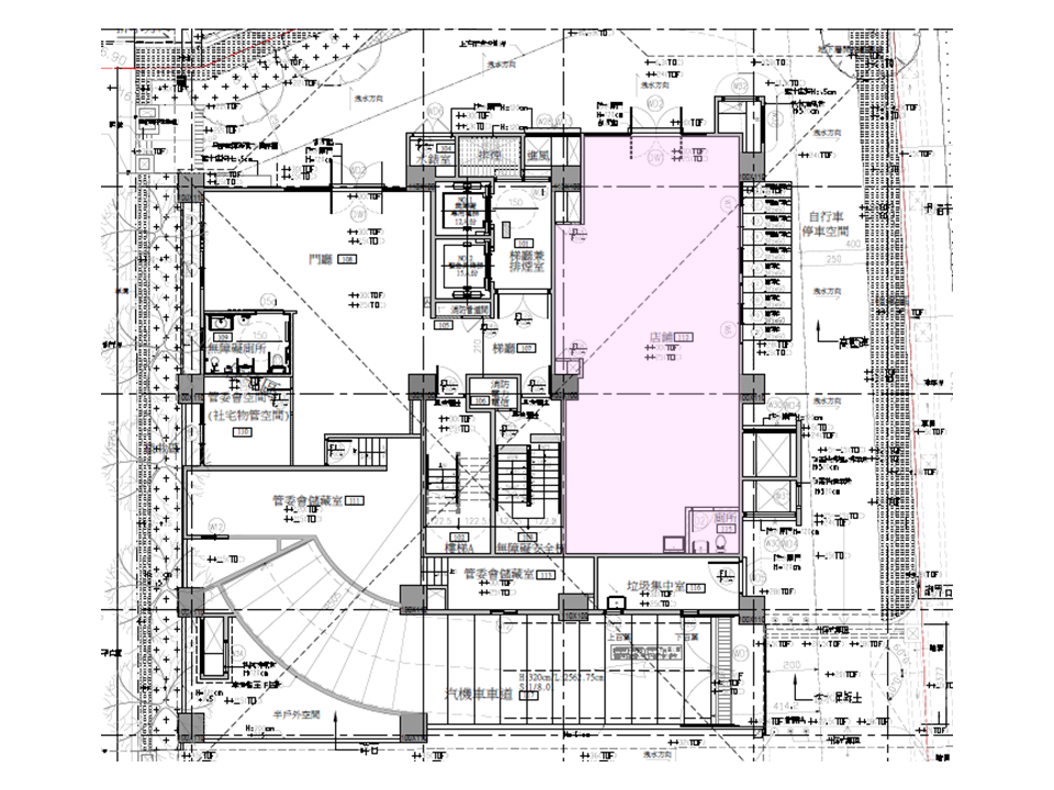 土城永和青年社會住宅店鋪格局圖