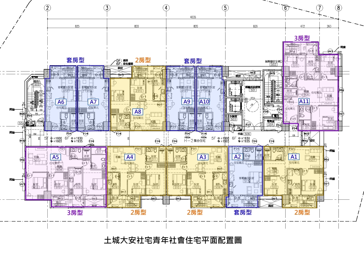 標準層平面圖