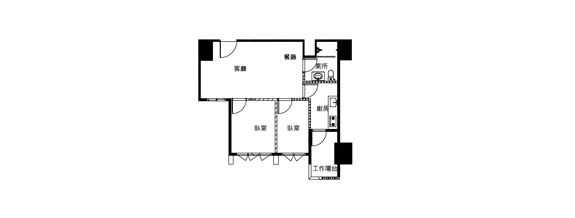 兩房示意圖